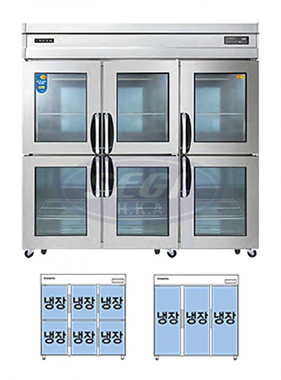 일반형 직냉식 65 유리문 냉장고